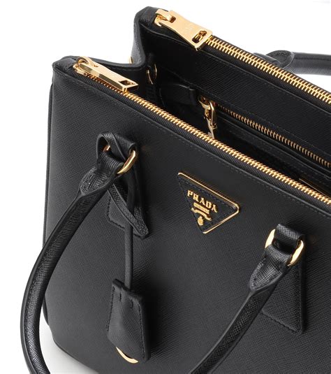 prada galleria tote bag saffiano small nero|authentic Prada saffiano.